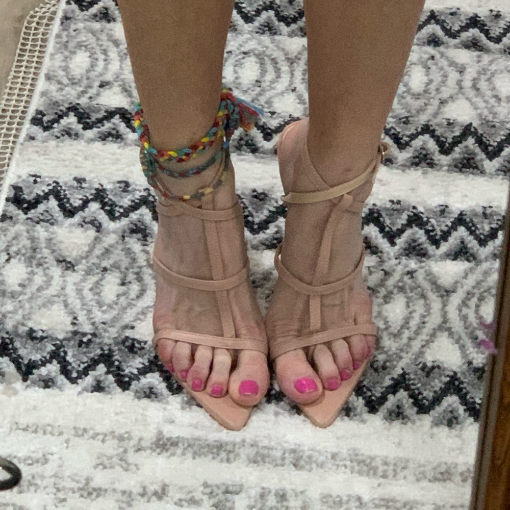 Sexy Strappy Heels never worn